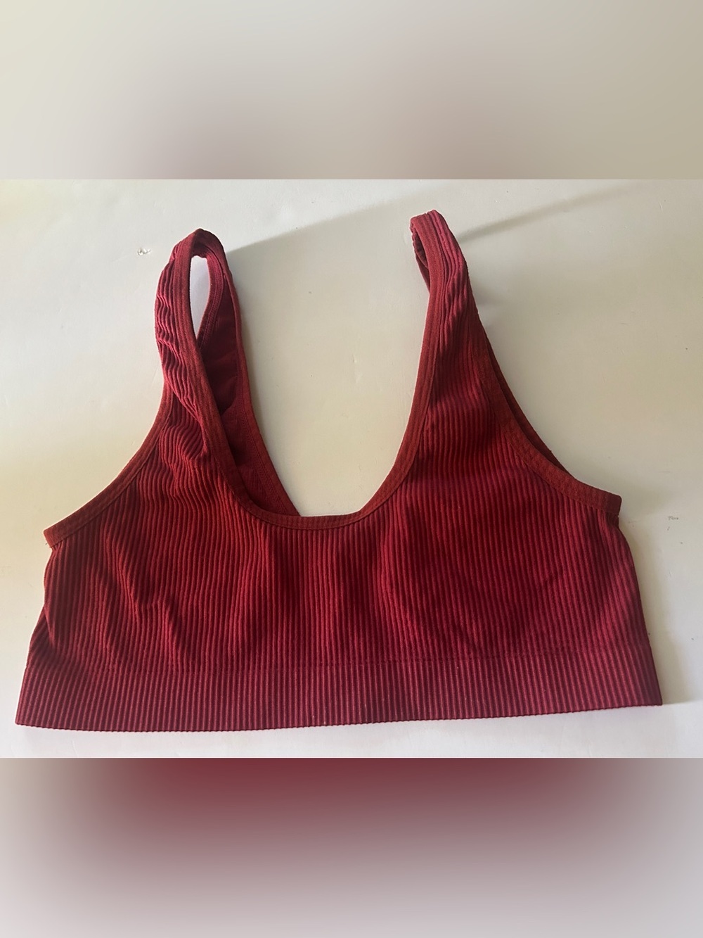 Colsie Ribbed Bralette Small - Picture 2 of 3